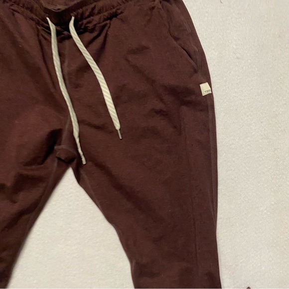Vuori Maroon Heathered Performance Joggers Small - Picture 2 of 7